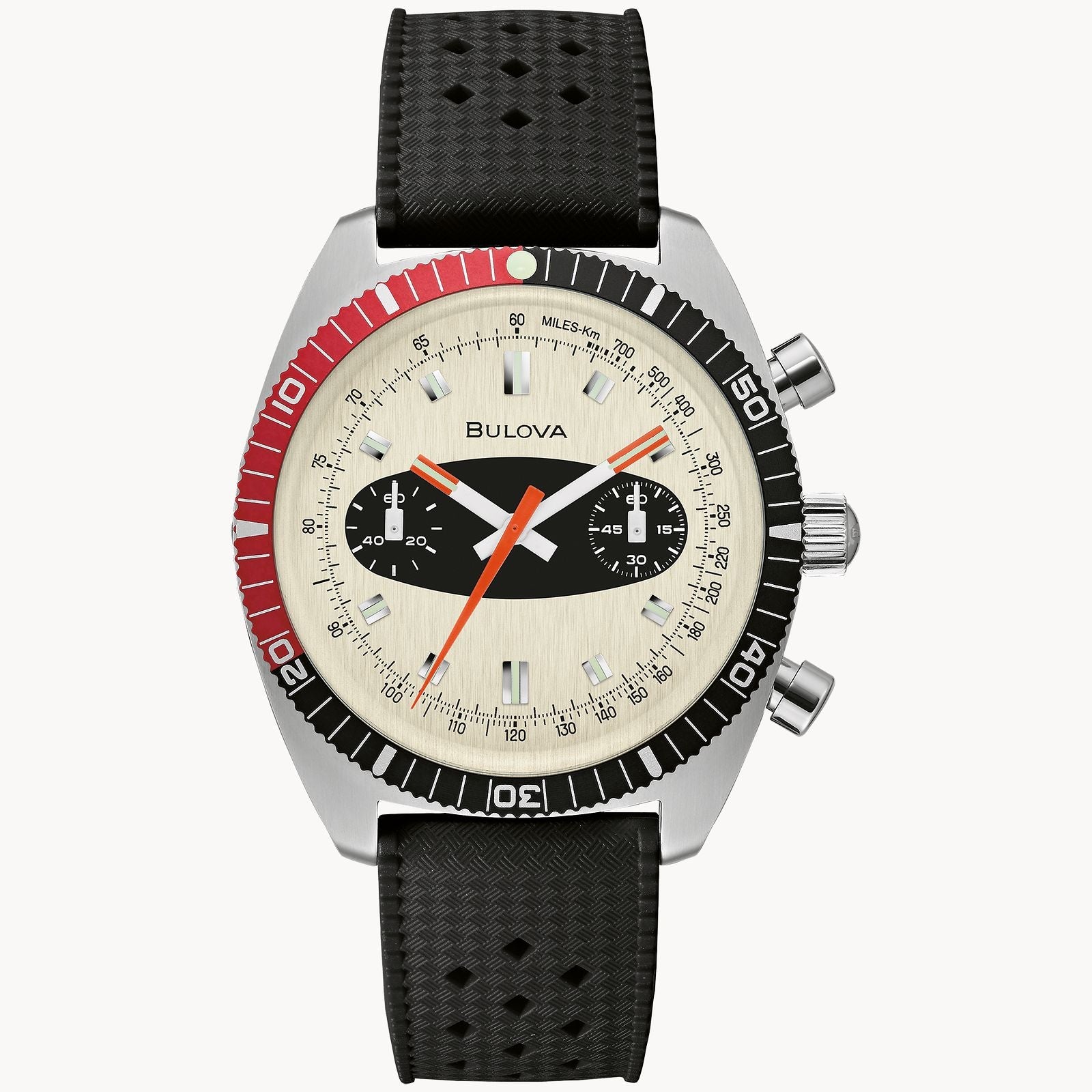 Bulova Surfboard unisex pulsera de caucho – 98A252