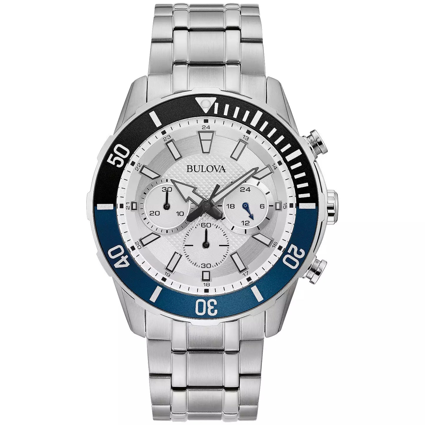 de Vestir Bulova con Cronógrafo para Hombre banda de acero inoxidable – 98A257