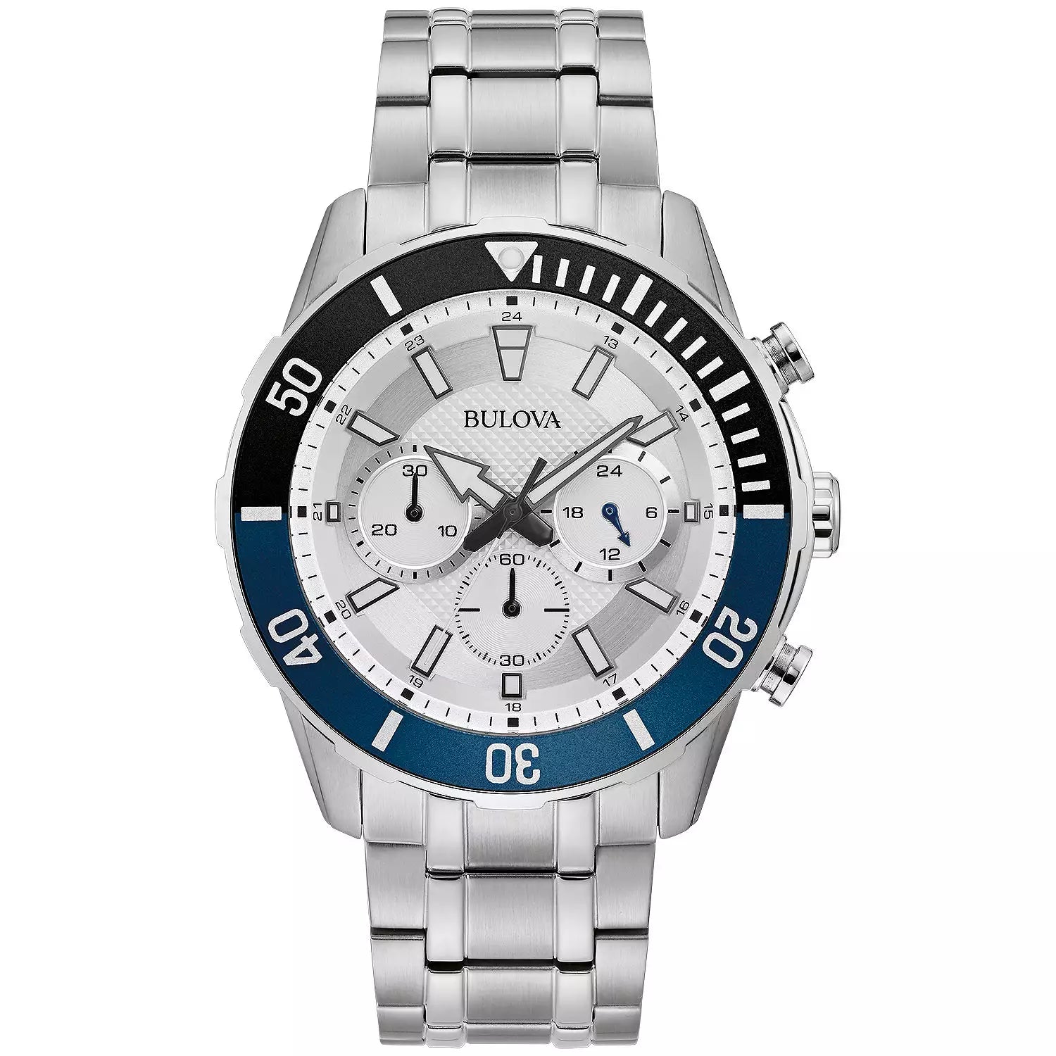 de Vestir Bulova con Cronógrafo para Hombre banda de acero inoxidable – 98A257