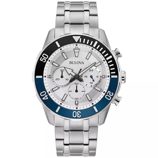 de Vestir Bulova con Cronógrafo para Hombre banda de acero inoxidable – 98A257