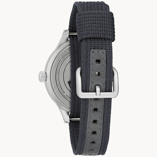 Bulova Mil Ships de hombre banda de tela 41mm – 98A266