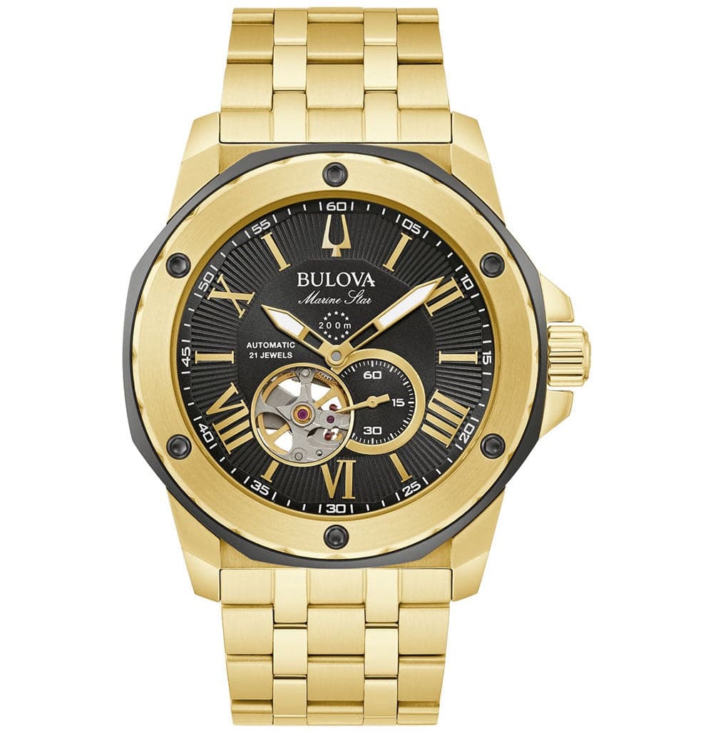 Bulova Marine Star para hombre pulsera de acero inoxidable – 98A273