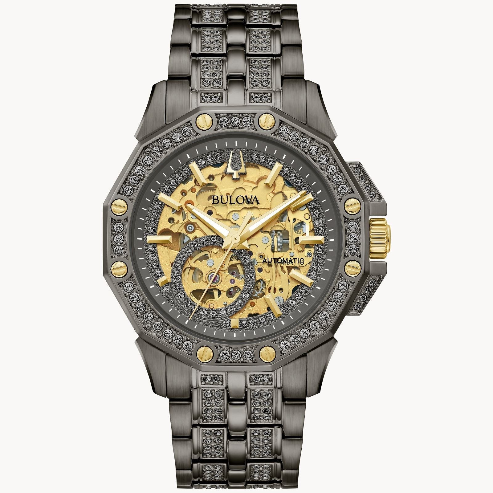 Bulova Octava de hombre pulsera de metal 41 mm – 98A293