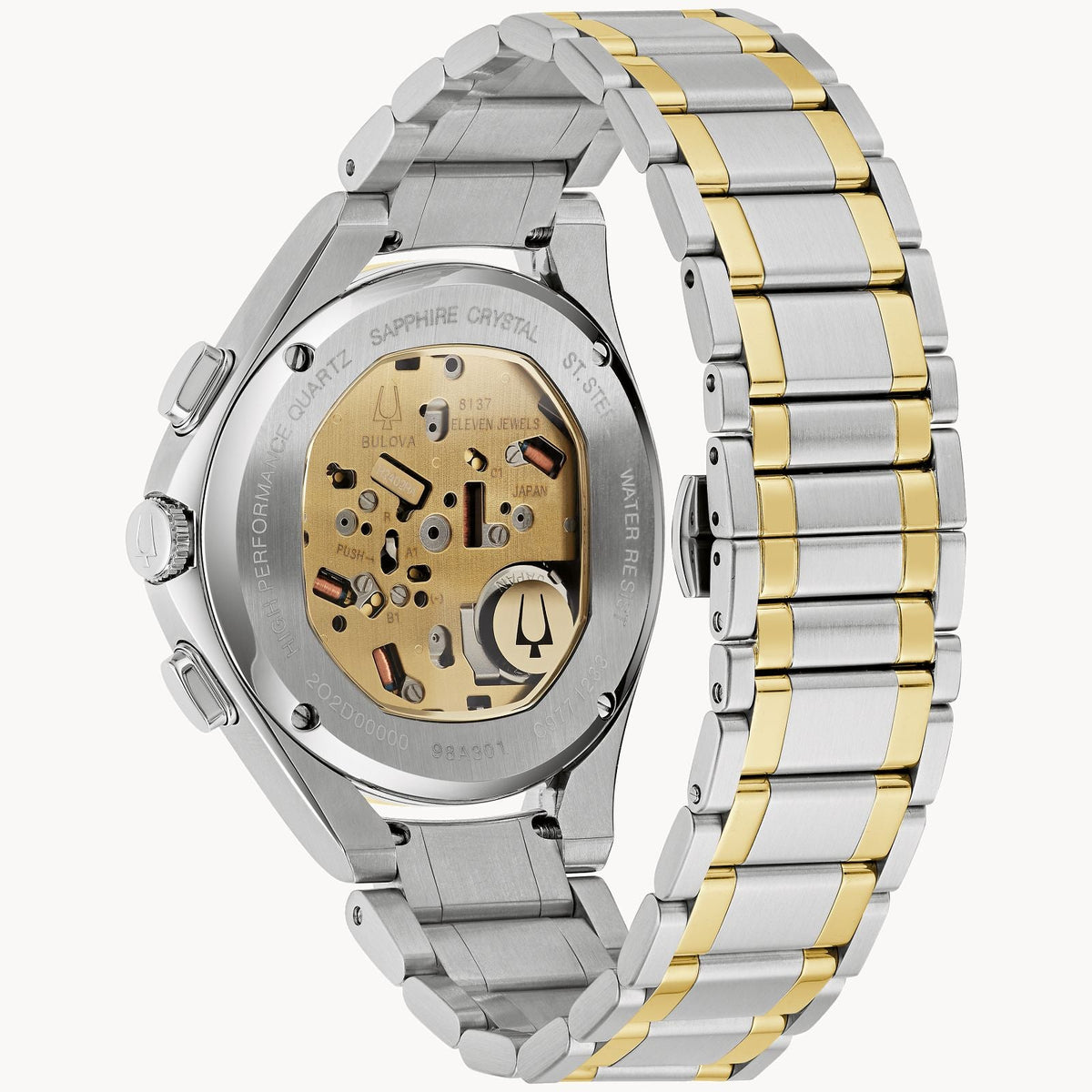 Bulova Curv de hombre pulsera de metal – 98A301
