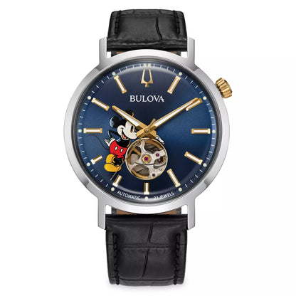 Bulova Disney Mickey Mouse unisex pulsera de piel 41 mm – 98A312