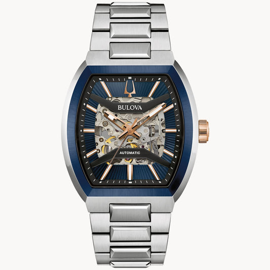 Bulova Machine de caballero pulsera de metal – 98A319