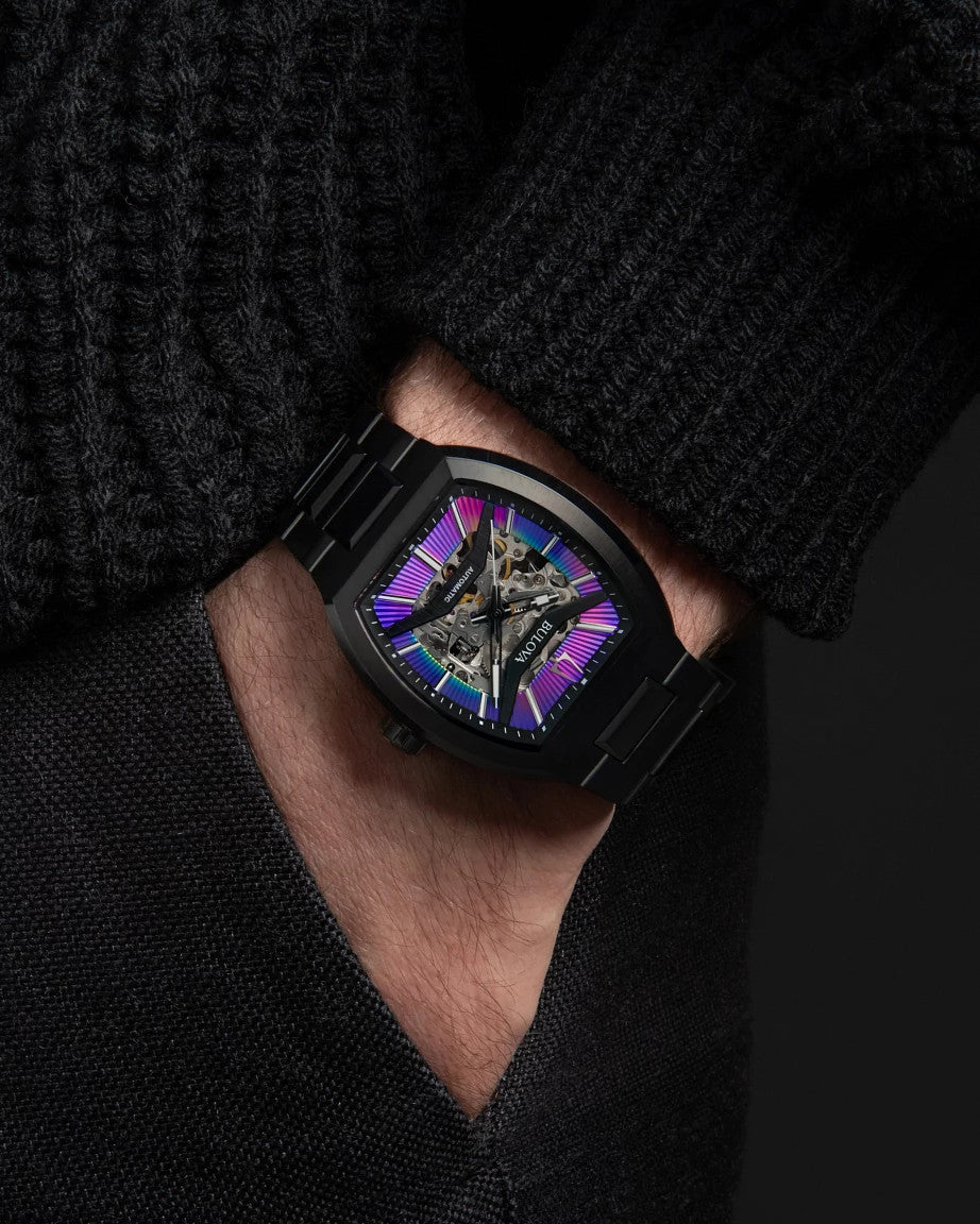 Bulova Maquina Automático de hombre correa de metal – 98A320