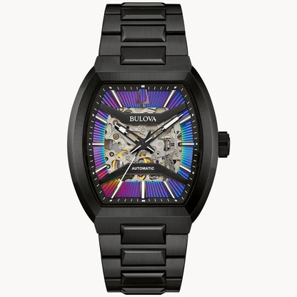 Bulova Maquina Automático de hombre correa de metal – 98A320