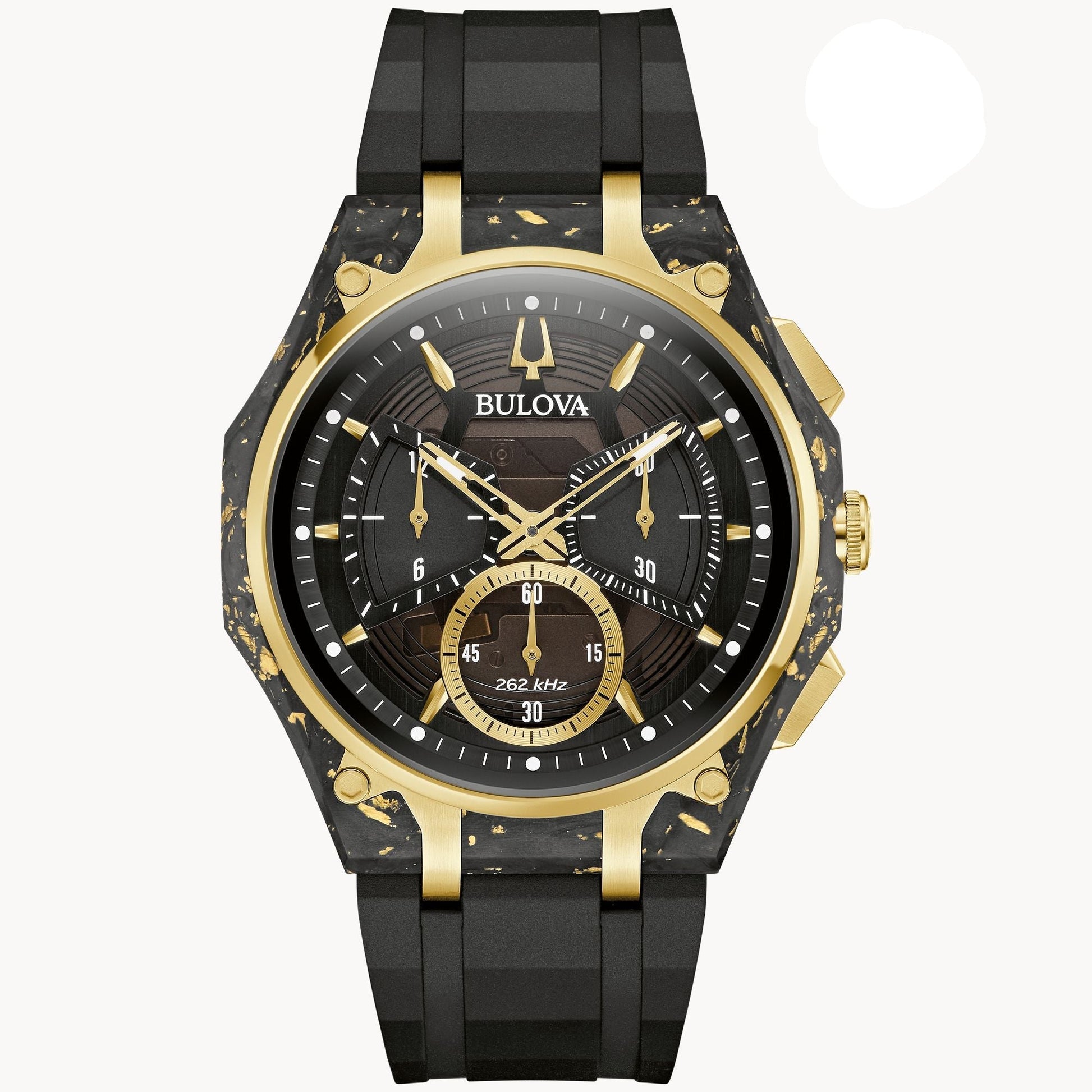 Bulova Curv de hombre correa de resina – 98A328