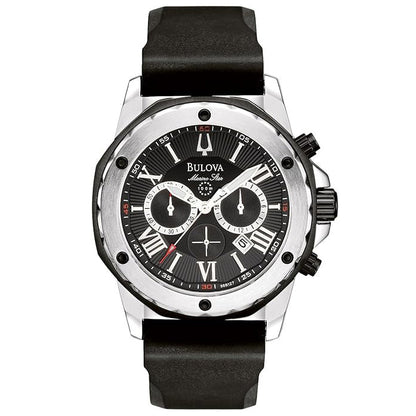 Bulova Marine Star de hombre banda de caucho 44mm – 98B127