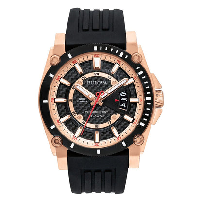 Bulova Icon Precisionist de hombre correa de silicona 46 mm – 98B152