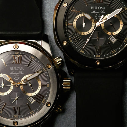 Bulova Marine Star de hombre pulsera de Resina – 98B277