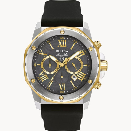 Bulova Marine Star de hombre pulsera de Resina – 98B277