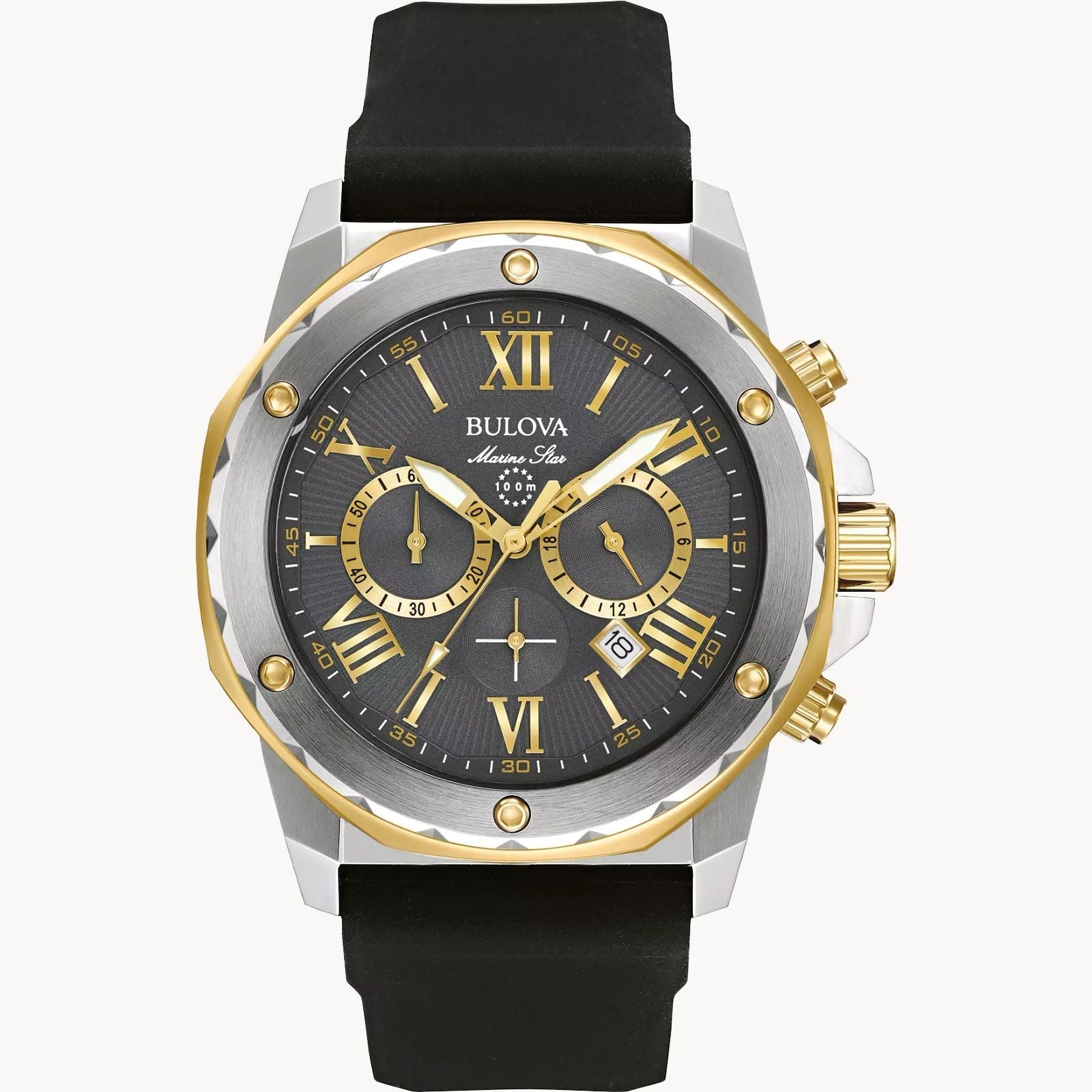 Bulova Marine Star de hombre pulsera de Resina – 98B277