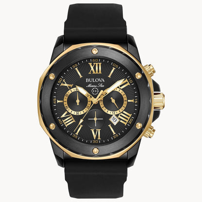 Bulova para caballero pulsera de caucho – 98B278
