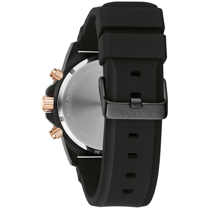 Bulova Marine Star de hombre correa de caucho