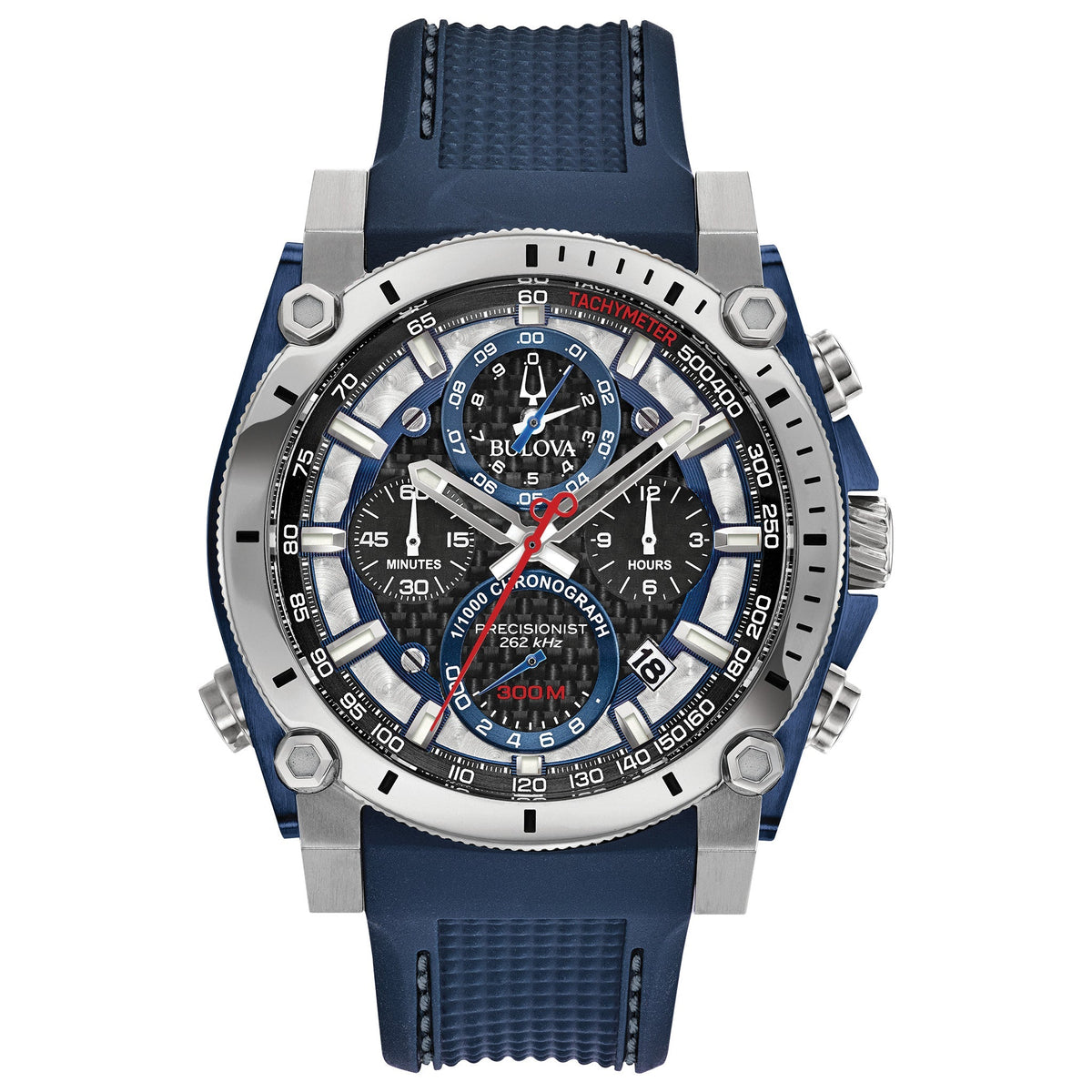 Bulova Icon de hombre pulsera de caucho 46.5 mm – 98B315