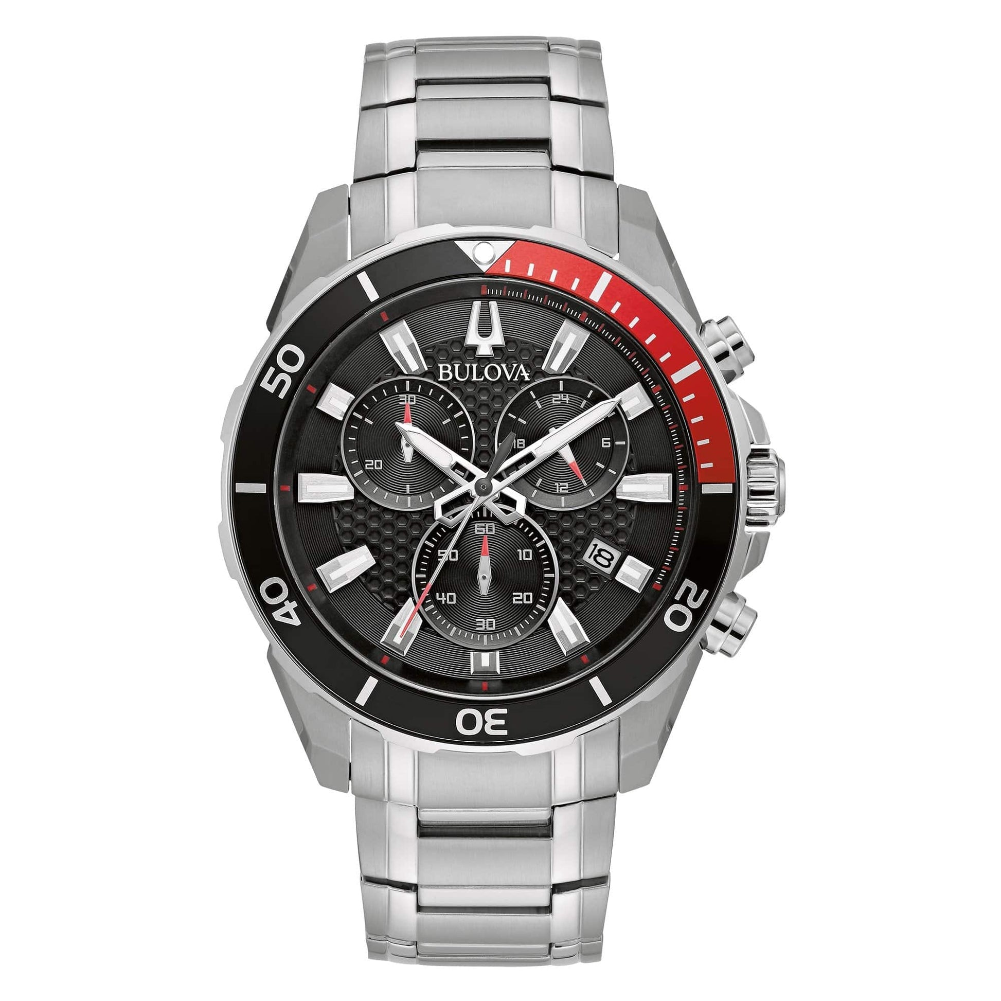 Bulova para hombre pulsera de metal – 98B344