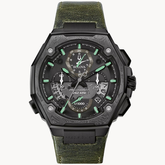 Bulova Series X SE de caballero pulsera de piel – 98B355