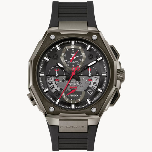 Bulova Series X de hombre pulsera de resina 45 mm – 98B358