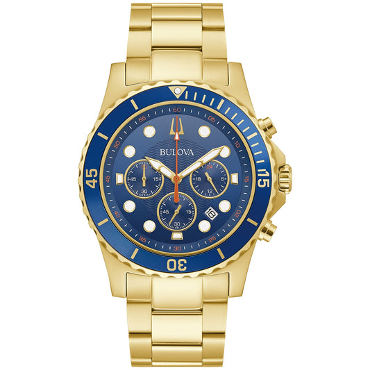 Bulova Marine Star de hombre correa de metal – 98B377