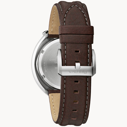 Bulova Parking Meter de hombre pulsera de cuero 43 mm – 98B390