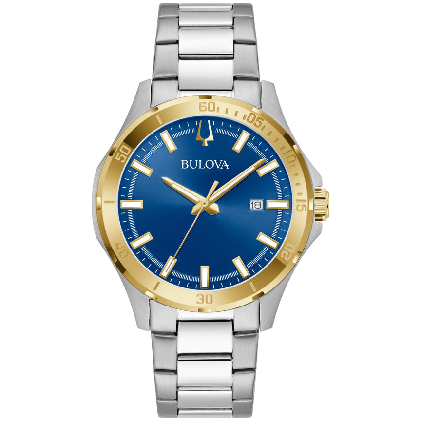 Bulova Classic de hombre correa de metal – 98B392