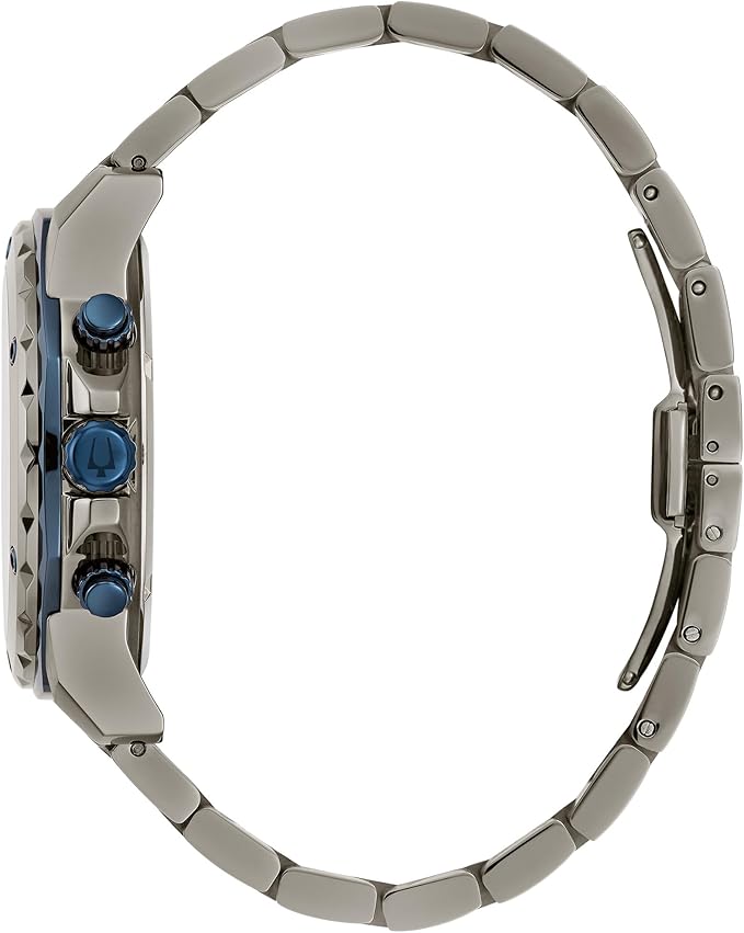 Bulova Marine de hombre banda de metal – 98B411