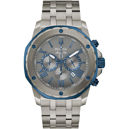 Bulova Marine de hombre banda de metal – 98B411