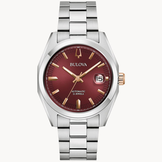 Bulova Surveyor de caballero pulsera de metal 39 mm – 98B422
