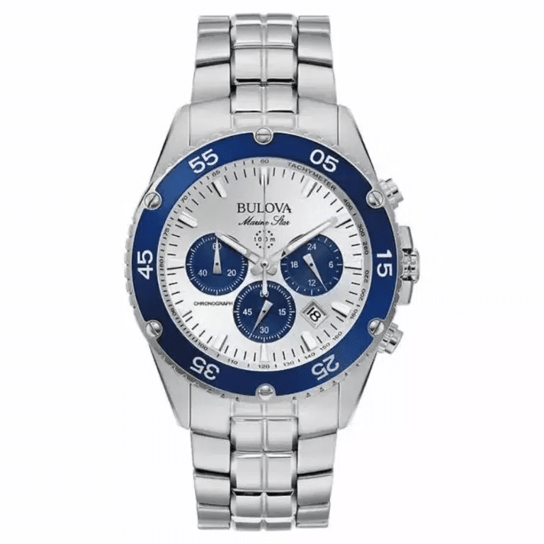 Bulova Marine Star de caballero pulsera de metal – 98B423