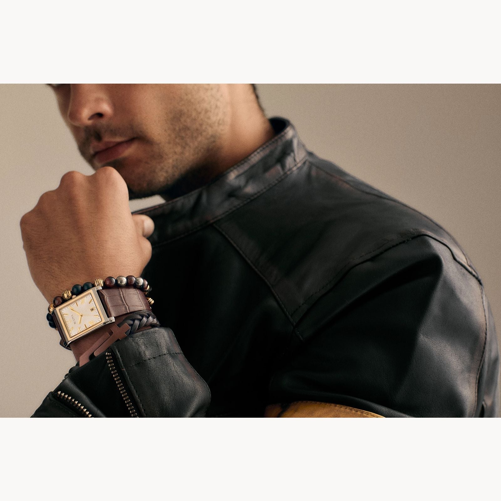 Bulova Sutton de hombre pulsera de cuero – 98B430