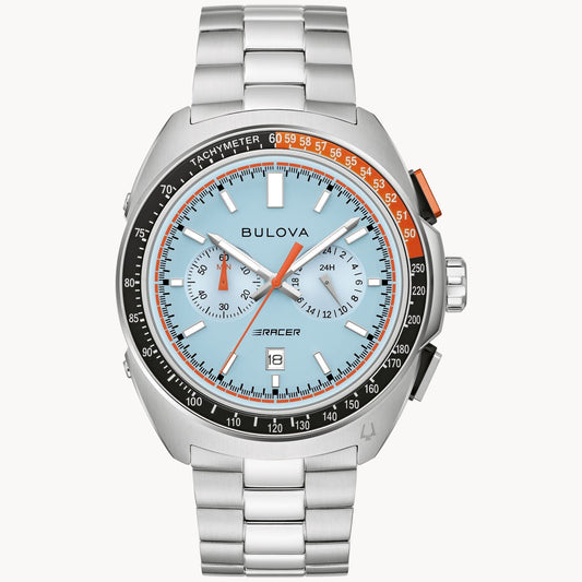 Bulova Racer Chronograph de caballero correa de metal – 98B432