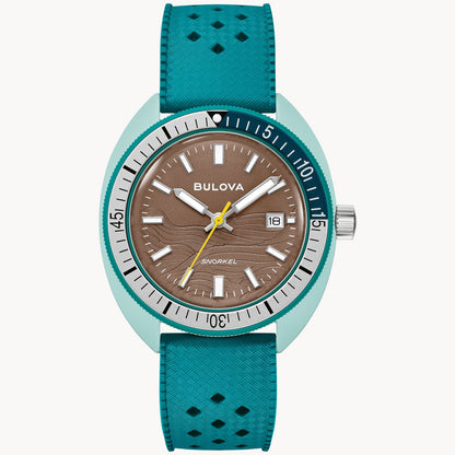 Bulova Snorkel de hombre pulsera de resina – 98B446