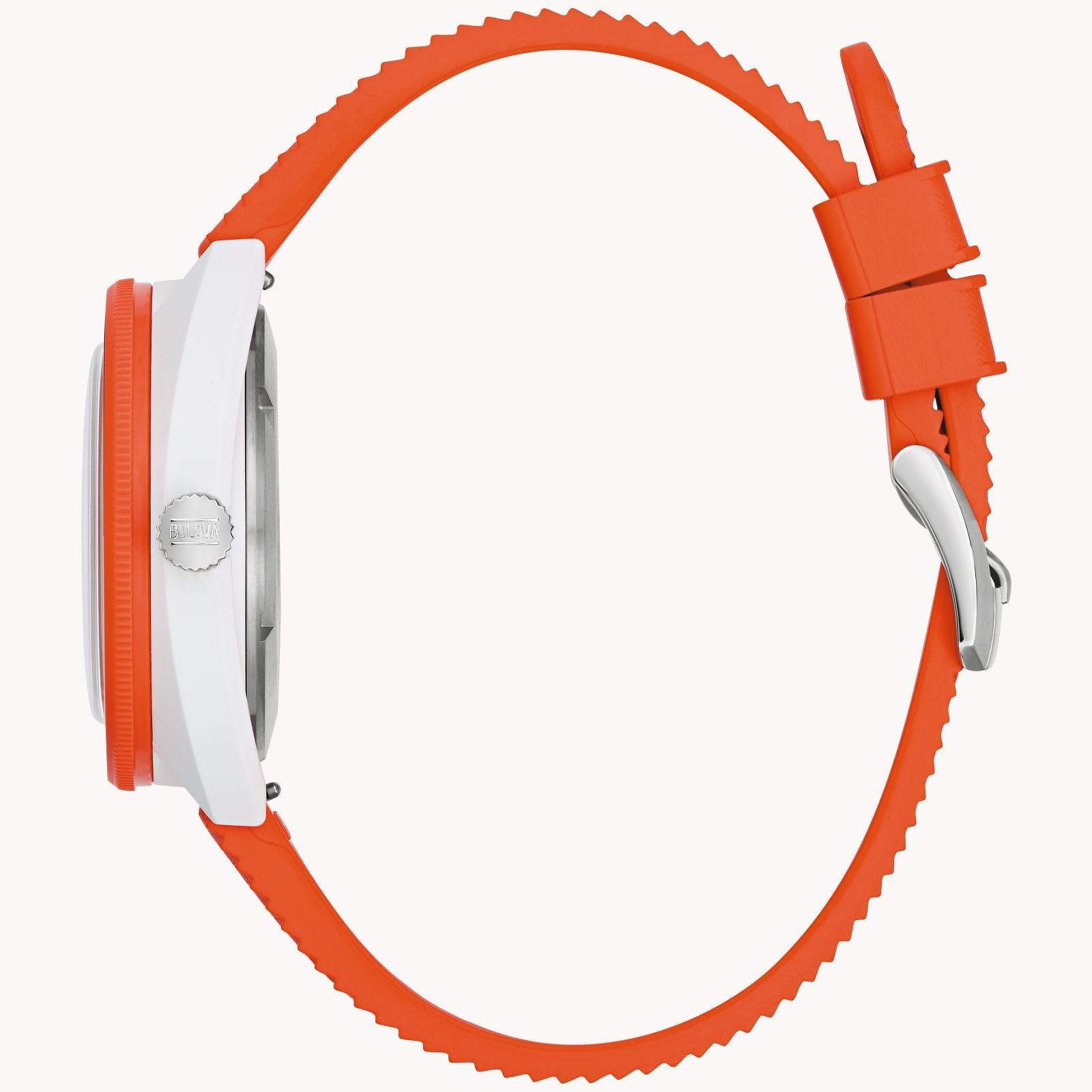 Bulova Snorkel Unisex pulsera de caucho 41 mm – 98B448