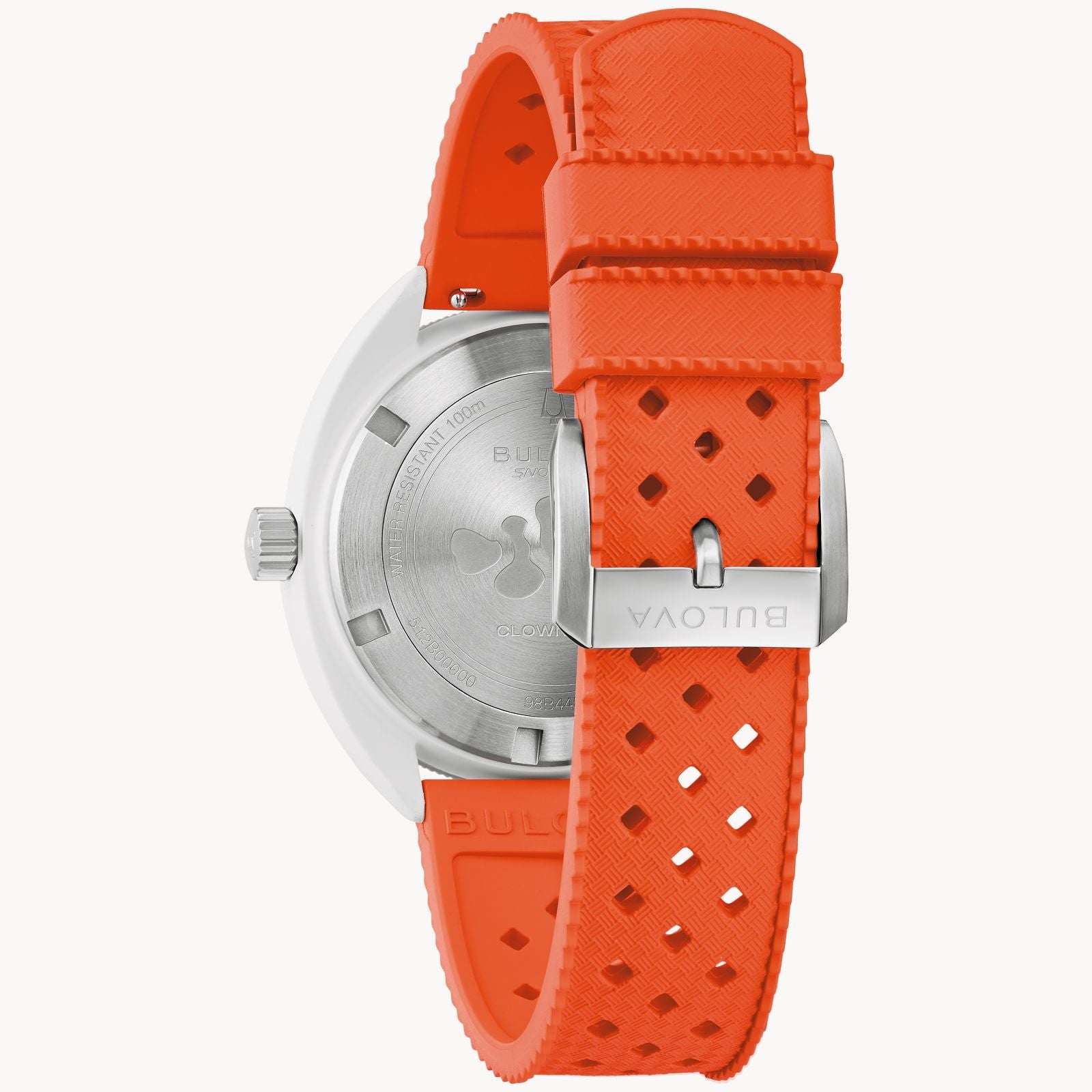 Bulova Snorkel Unisex pulsera de caucho 41 mm – 98B448
