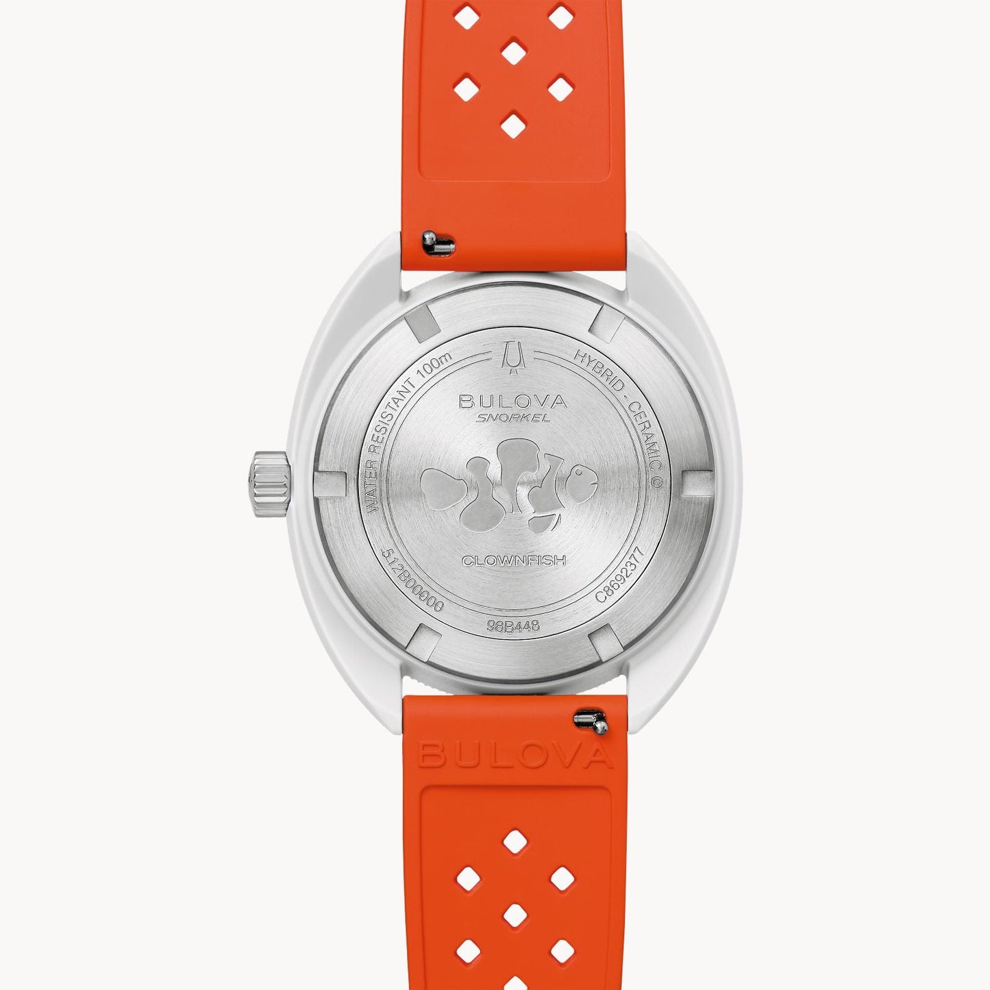 Bulova Snorkel Unisex pulsera de caucho 41 mm – 98B448