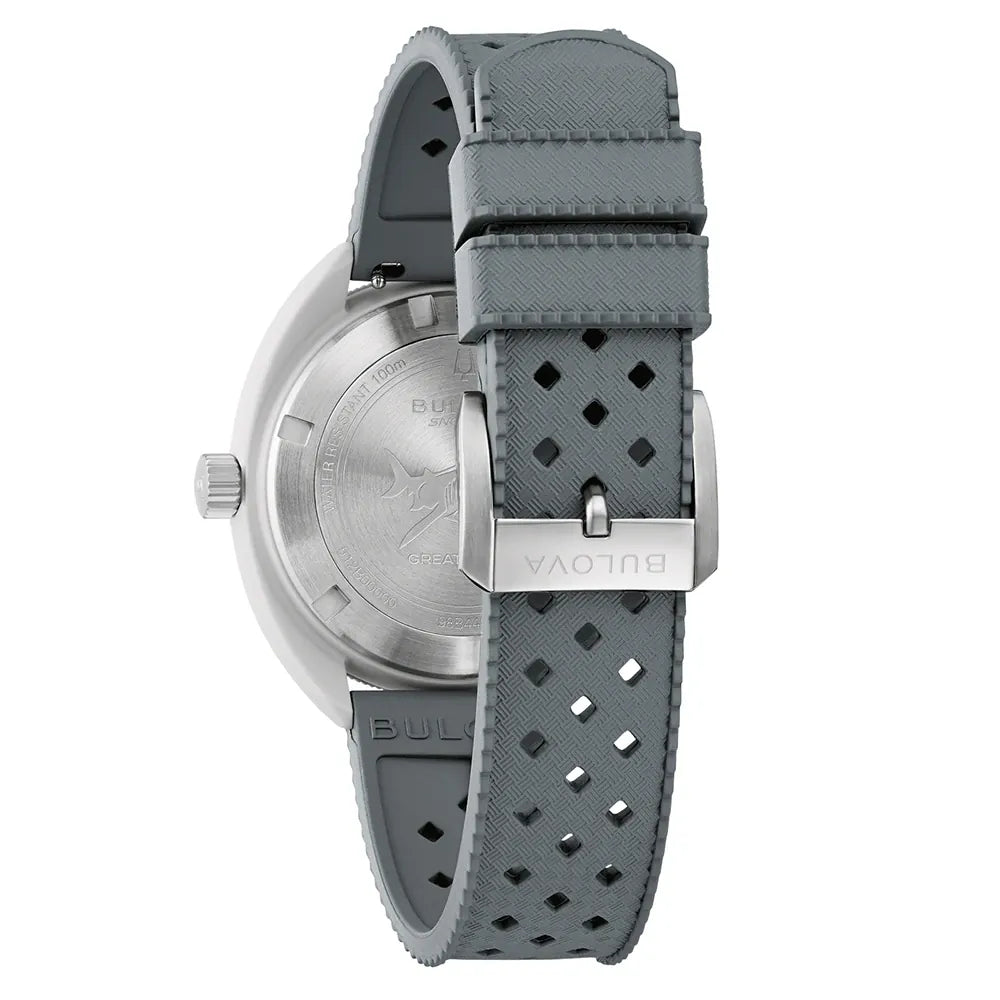 Bulova Snorkel de caballero pulsera de caucho 41 mm – 98B449