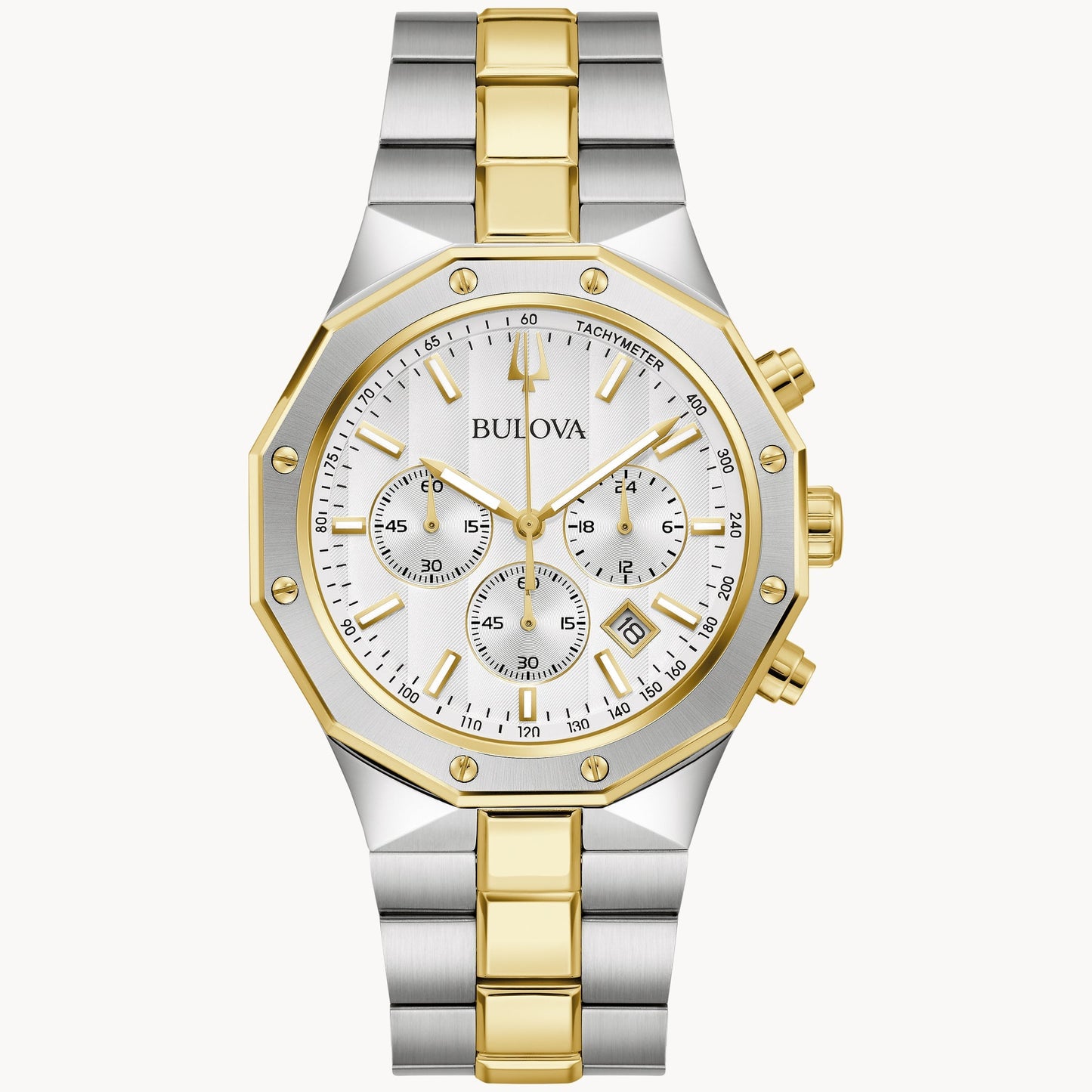 98B450 Reloj Bulova Prestige de hombre correa de metal