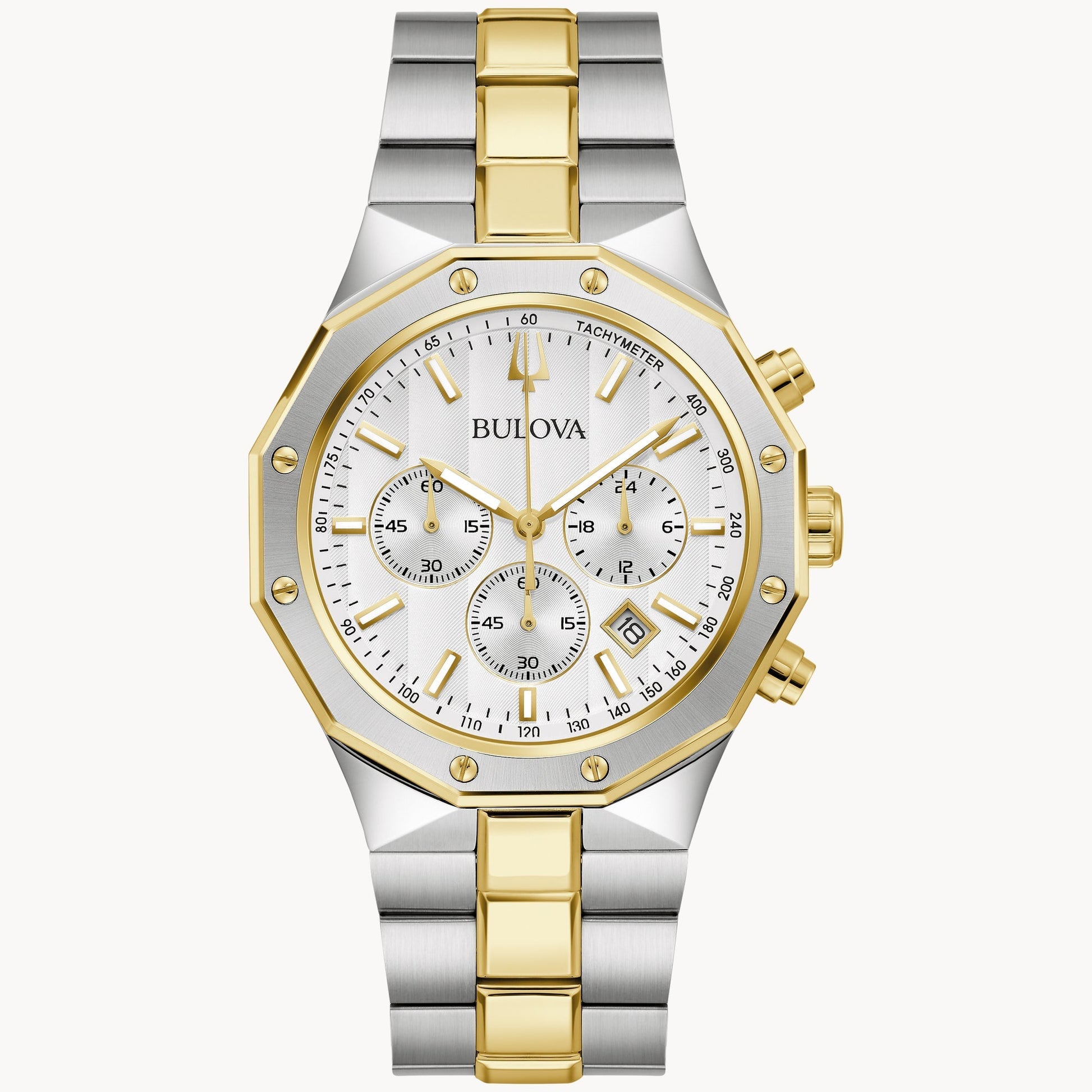 98B450 Reloj Bulova Prestige de hombre correa de metal