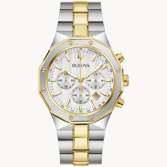 Bulova Prestige de hombre correa de metal – 98B450