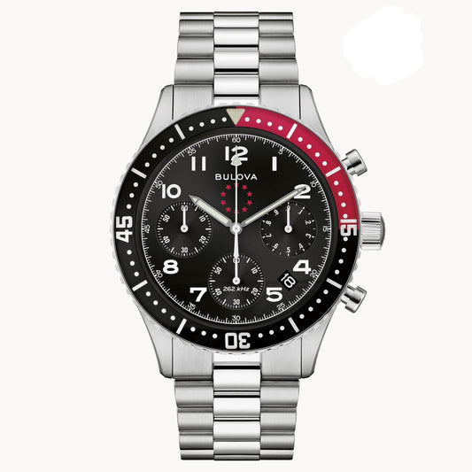 Bulova Marine Star Heritage de hombre correa de metal – 98B451