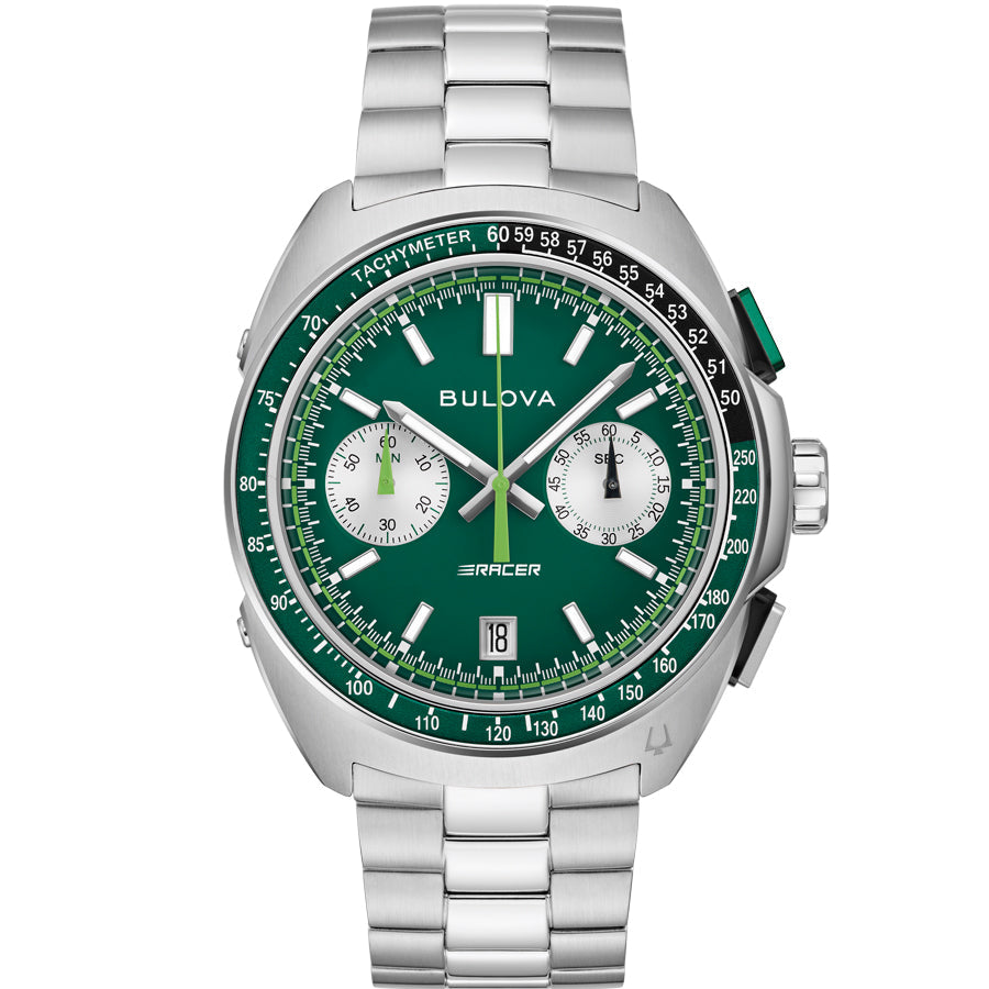 Bulova Racer de hombre correa de metal – 98B468