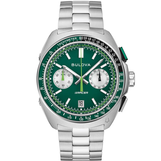 Bulova Racer de hombre correa de metal – 98B468