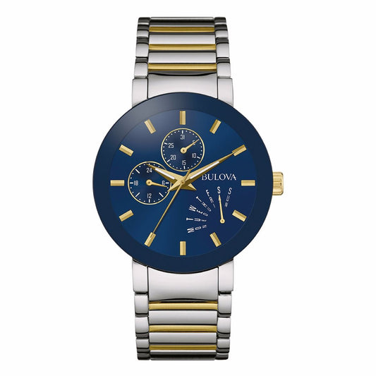 Bulova Dress para caballero pulsera de metal análogo – 98C123