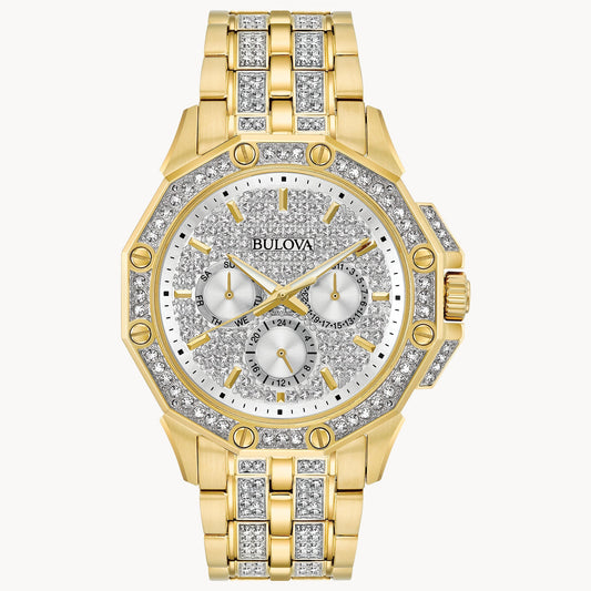 Bulova Octava de hombre pulsera de metal 42 mm – 98C126