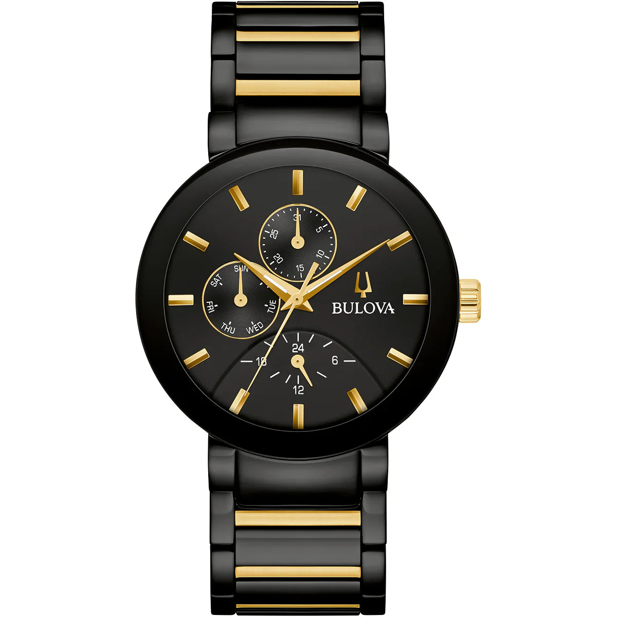 98C149 Reloj Bulova Futuro de caballero pulsera de metal 40 mm