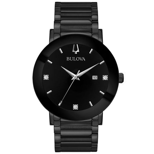 Bulova Modern Diamond de caballero pulsera de metal – 98D144