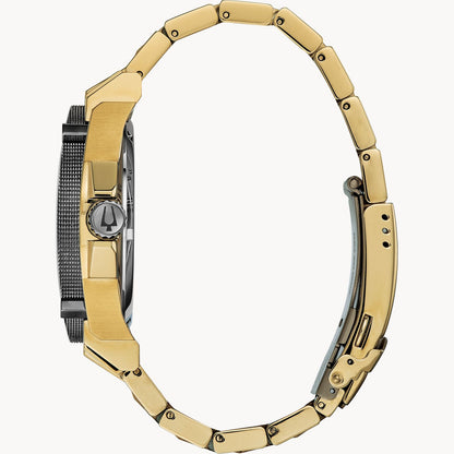 98D156 Reloj Bulova Icon de caballero pulsera de metal