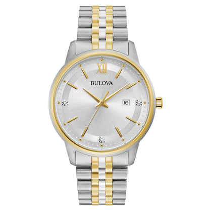 Bulova Classic para caballero correa de metal – 98D161